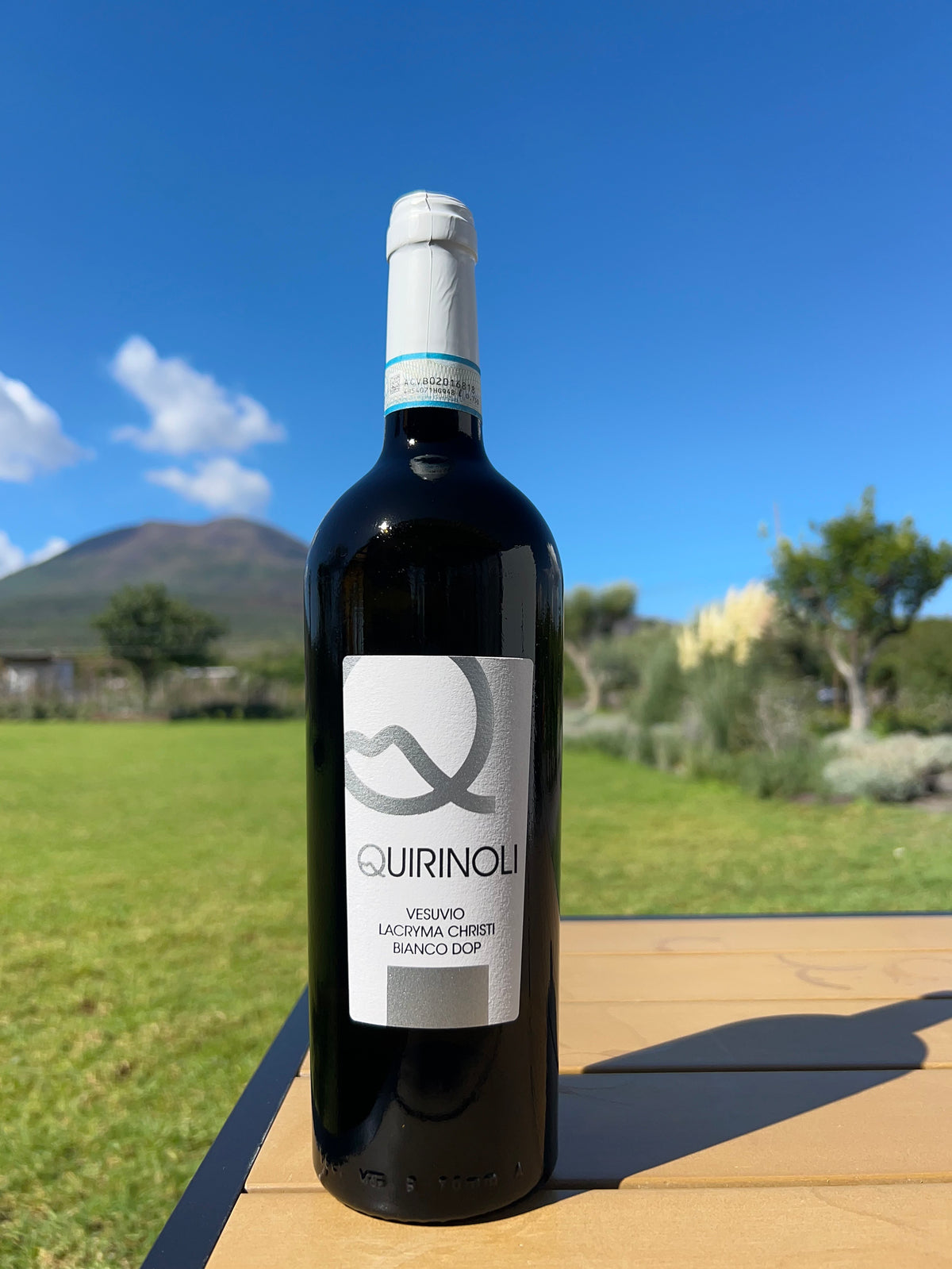 Lacryma Christi wine from the slopes of Mount Vesuvius
