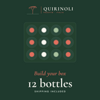 Quirinoli Build Your Box – 12 bottles, seen from above