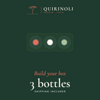 Quirinoli Build Your Box – 3 bottles, seen from above