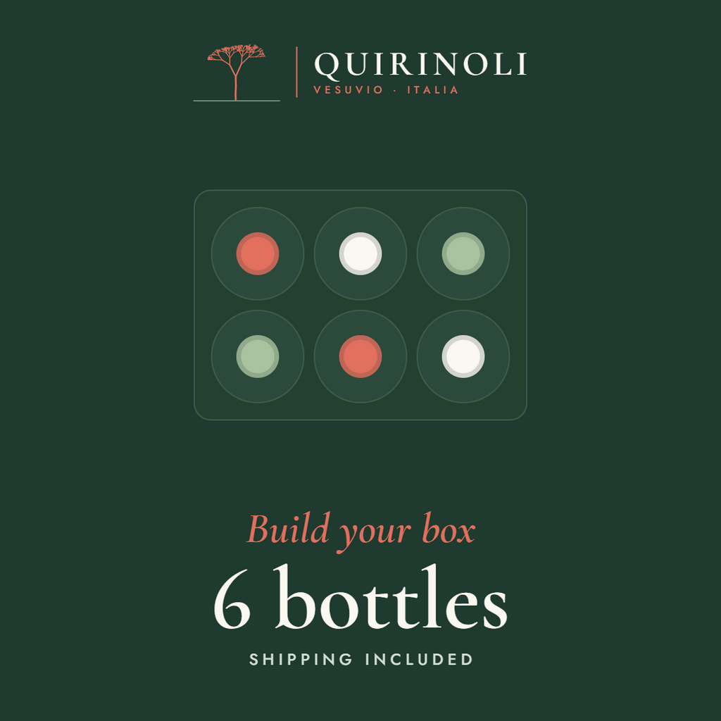 Quirinoli Build Your Box – 6 bottles, seen from above