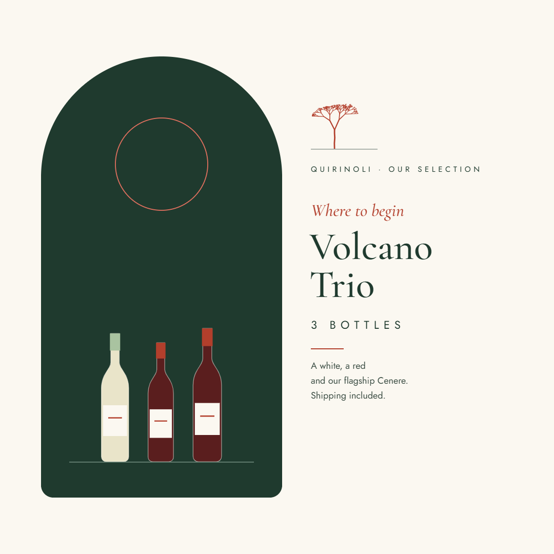 Quirinoli Volcano Trio, 3 bottles
